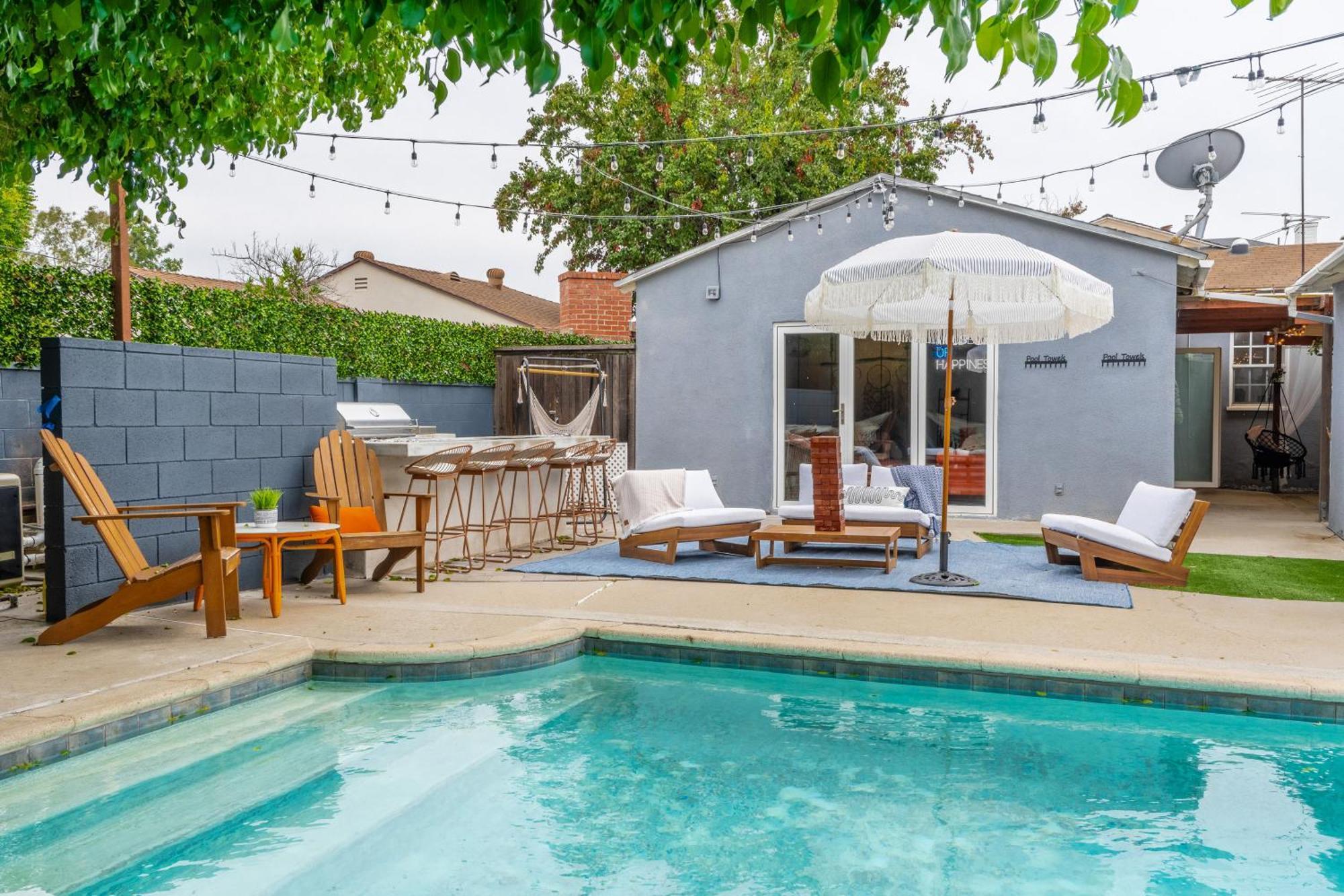 Angel&Rose Universal Hollywood Heated Pool House King Bed Лос-Анджелес Экстерьер фото