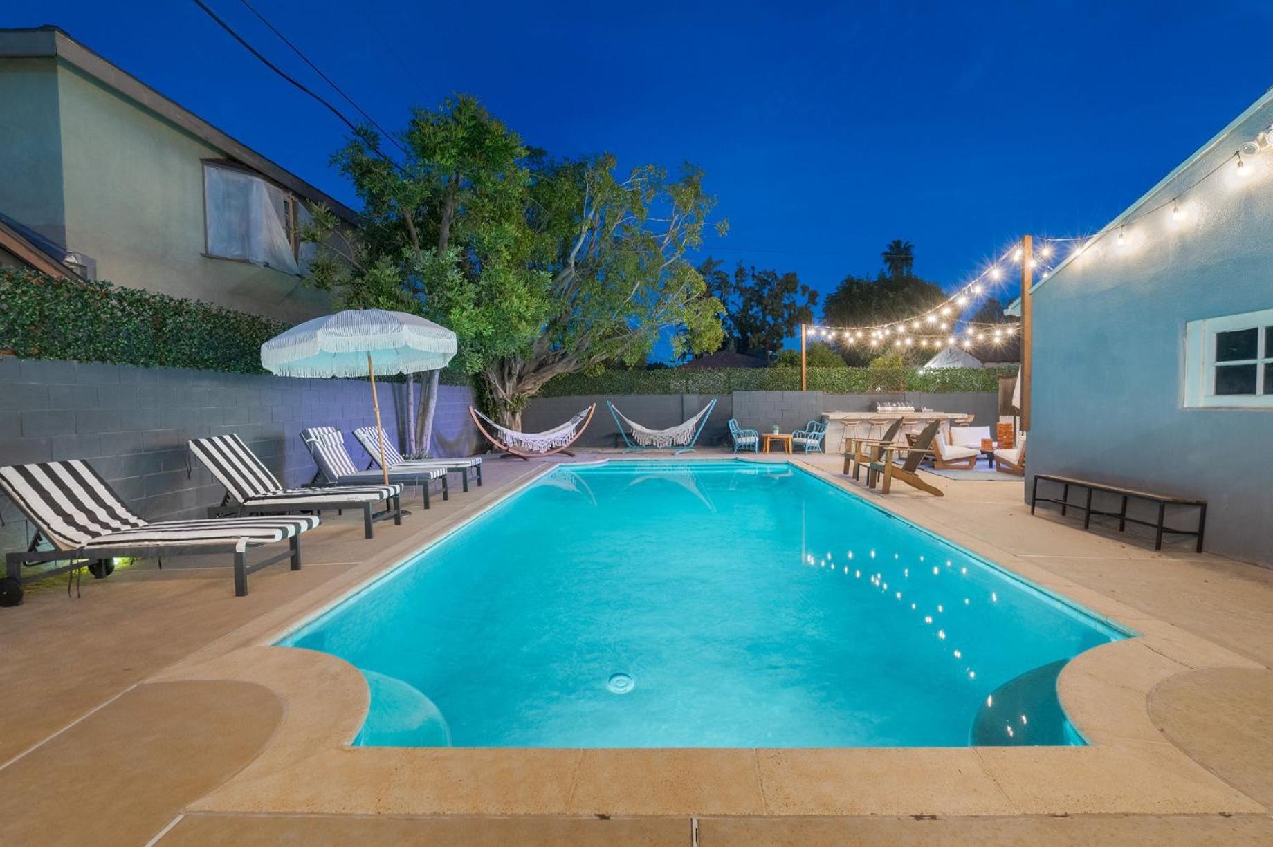 Angel&Rose Universal Hollywood Heated Pool House King Bed Лос-Анджелес Экстерьер фото